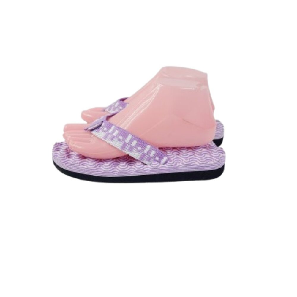 Puma Women's Purple White Thong Flip Flop Slippers‎ Size US 6